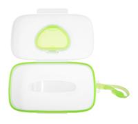 Abaodam Caja Portátil para Toallitas Húmedas de Niña Dispensador Reutilizable de PP Seguro Almacenamiento para Cochecito y Viajes al Aire Práctica y Ligera para Recién Nacidos