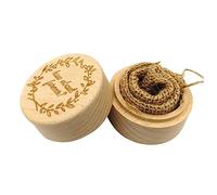 Abaodam Cajita De Anillos De Madera Vintage Para Bodas y Compromisos Diseño Rústico Mensaje Romántico Almacenamiento Para Joyas y Accesorios