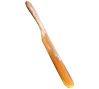 Abaodam Calzador de Zapatos Ox Horn Calzador Corto Diseño de Cuerno Ayudante de Zapatos para Viaje y Uso Diario