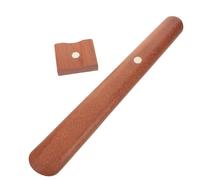 Abaodam Calzador Magnético de Madera de Haya Maciza, Portátil y Compacto, 25 Cm, Color Nogal, para Viajes y Uso Doméstico, Ayudante para Embarazadas y Personas Mayores, Accesorio Práctico