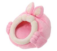 Abaodam Cama Cálida para Hámster Escondite para Animales Pequeños Nido Acogedor para Hámster Cama Pequeña para Mascotas Refugio Cálido Nido Lecho