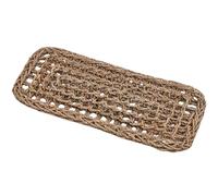 Abaodam Cama Nido para Lagartos Artesanal de Malla Tejida 20x14x2 Cm, Estera de Reptil Transpirable y Duradera, Cojín Cómodo para Mascotas Pequeñas como Reptiles Barbados E Iguanas,