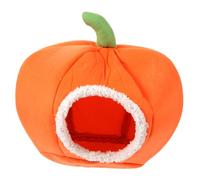Abaodam Cama para Mascotas Nido De Conejillo De Indias Pequeña Ropa De Cama De Conejillo De Indias De Lana Guinea Calabaza Cama Suave para Conejillos De Indias No- Felpa Lecho Naranja Paño