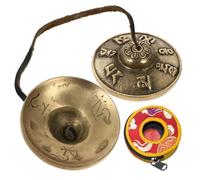 Abaodam Campana De Campana De Platillo Nepalí Instrumento De Percusión Creativo De Meditación Artesanal Para Yoga y Ceremonias Religiosas