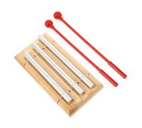 Abaodam Campana de Mano de Madera de Tonos para Instrumento de Percusión Ajustable para Gestión de Aula Yoga y Reuniones Juguete Musical Seguro