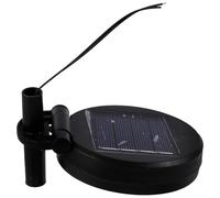 Abaodam Cargador Solar Portátil para Luces de Jardín Accesorio Panel Solar Giratorio de 2 Piezas Compacto y Ligero Suministra Iluminación Exterior para Paisaje y Acampar