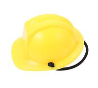 Abaodam Casco Decorativo para Reptiles Pequeño Amarillo Cuerda Ajustable, Sombrero de Plástico para Mascotas Que Gatean, Accesorio Seguro y Ligero para Lagartos y Serpientes