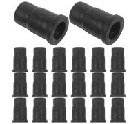 Abaodam Casquillos para Ruedas Insertos de Manguito 19x32 Mm 20 Piezas para Patas de Sillas y Muebles, Manguitos Resistentes para Zócalos de Ruedas Hogar