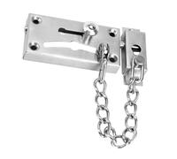 Abaodam Cerradura de Puerta Antirrobo, Protector de Puerta Cadena de Acero Inoxidable Plata, Permite Apertura Parcial para Identificar Visitantes, para Apartamentos y Dormitorios
