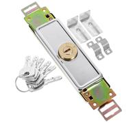 Abaodam Cerradura de Puerta Enrollable de Metal con Chavetero Vertical, Anti-palanca y Acabado Fino para Puertas de Garaje y Persianas Enrollables Varios estilos