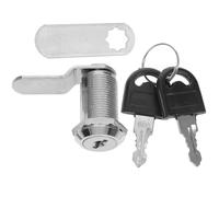 Abaodam Cerradura de Seguridad para Cajones y Gabinetes con Llave, Cam Lock 5/8 de Aleación de Zinc y Abs, Protege Archivos y Objetos Importantes Hogar y Buzones