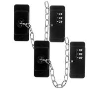 Abaodam Cerradura Para Refrigerador 2 Uds. Cerradura Con Contraseña Para Nevera Cerradura Adhesiva Para Cajón Cerraduras Para Gabinete A Prueba De Bebés Cerraduras De Seguridad Para Niños