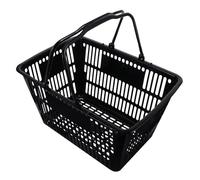 Abaodam Cesta Compra Pequeña de Plástico Asas para Supermercado Cesta Multiusos para Almacenamiento y Organización en Baño y Cocina Suministros para Centros Comerciales Color Aleatorio