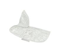 Abaodam Chubasquero Transparente para Perros Pequeños y Medianos Eva con Capucha y Fácil de Guardar para Días de Lluvia