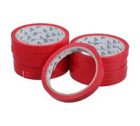 Abaodam Cinta Adhesiva para Sellar Bolsas 10 Rollos de Cinta para Embalaje de Productos Agrícolas Ancho de 12 MM para Uso en Mercados de Agricultores y Almacenamiento de Alimentos Frescos