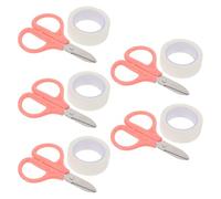 Abaodam Cinta Adhesiva Transparente para Uñas de Guzheng 5 Rollos Profesionales para Protección de Dedos en Interpretación de Instrumentos de Cuerda Cinta Fina y Transpirable para