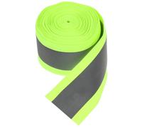 Abaodam Cinta Reflectante Fluorescente Verde Multifunción 5 Cm X 5 M, Tira de Tela Reflectante para Ropa de Seguridad, Alta Visibilidad para Ciclismo, Tráfico y Deportes al Aire Libre