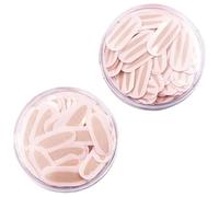 Abaodam Cintas Invisibles para Levantar Párpados Caídos, Adhesivo Doble para Ojos Encapuchados, 300 Unidades (150 en Forma de Oliva 150 Media Luna), Ligera y Transpirable para Maquillaje
