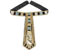 Abaodam Cinturón Egipcio de Poliéster Dorado para Mujer, Accesorio de Vestuario Egipcio para Fiestas y Cosplay, Cinturón de Estilo Faraónico Cómodo y Ligero para Disfraces Temáticos