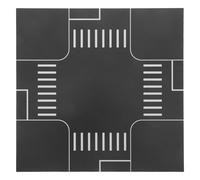 Abaodam City Street Intersection Scene Sandbox Architecture Miniature Road Model - Simulation Road For Scene Landscaping Educational Traffic For Kids