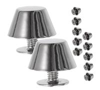 Abaodam Clavos Metálicos para Bolsa De Mano y Tachuelas De Maleta, Aleación De Zinc Resistente, 12 Mm, 12 Piezas, Accesorios De Bricolaje para Estuches De Cuero y Bolsos