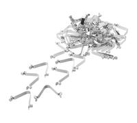 Abaodam Clips de Resorte para Kayak de 7 Mm, 40 Piezas, Doble Botón Pulsador, Diseño en V Hueco y Sólido, Fijación Rápida para Postes de Paraguas y Accesorios de Campamento