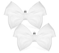 Abaodam Clips Decorativos para Zapatos Lazos para Zapatos de Satén Diseño de Bowknot Elegantes y Clásicos para Mujeres para Bodas y Salidas Cotidianas