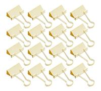 Abaodam Clips Metálicos Dorados para Carpetas de Oficina y Hogar 25 Mm, 48 Unidades, Clips de Metal para Documentos, Cierre Fuerte y Uso Múltiple, Organizador de Papeles y Bolsas