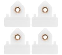 Abaodam Clips para Canal de Vidrio de Ventana Coche, Soporte Regulador de Ventana Ajustable, Clip de Sujeción para Marco de Vidrio, 4 Unidades para Automóviles y Camiones, Piezas