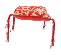 Abaodam Cojín De Cuenco Tibetano De Roja Tapete Hecho Mano Para Instrumentos Rituales Budistas Almohada Para Cuenco Tibetano Casa o Templo