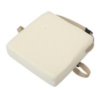 Abaodam Cojín Elevador para Silla de Comedor Infantil 8 Cm con Malla Transpirable de Panal, Color Leche, Asiento Portátil Antideslizante para Tronas y Sillas Altas, Adecuado