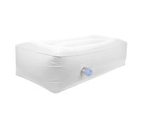 Abaodam Cojín Inflable para Asiento de Barco Diseño Portátil y Duradero para Kayaks Paddle Boards y Barcos de Pesca Inflado y Color Blanco