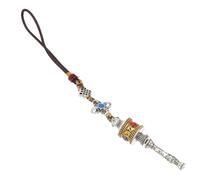 Abaodam Colgante Budista Om Padme Hum de Aleación para Coche y Bolso, Adorno Tibetano con Invocación y Protección Feng Shui, Decoración Colgante Duradera para Uso Diario