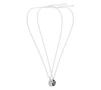 Abaodam Collar de Pareja Tai Chi Diseño de Rompecabezas Yin Yang en Aleación Ligera, Juego para Obsequio de Boda y Amistad entre Novios