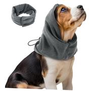 Abaodam Collar De Perro Gorros para Perros Suave Sombrero De Invierno para Perros Redecilla Sombrero para Perros Envoltura Cálido Mascota Manguito Largo Dark Grey Poliéster