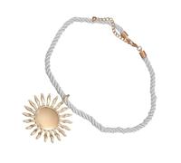 Abaodam Collar de Sol para Mujer Aleación Dorada Colgante de Sol Grande y Llamativo Joyería de Moda Estética para Eventos y Uso Diario