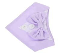Abaodam Collar de Traje para Perros Pequeños con Bandana de Pañuelo Saliva para Cachorros Bufanda Elegante para Fiestas y Cumpleaños de Mascotas