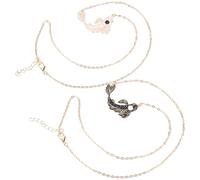 Abaodam Collar, en al para Aleación Resistente Parejas Koi de Creativo Desvanecimiento Diseño y Versátil para Obsequio de Amistad y Cariño entre Mujeres