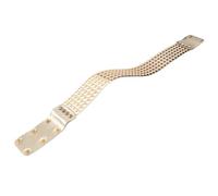 Abaodam Collar Exagerado Africano Multicapa Clavícula Cadena Dorada Detalles de Diamante Accesorio de Moda para Fiestas y Sesiones de Fotos