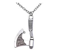 Abaodam Collar Vikingo de Hombre con Colgante de Nórdica Joyería Masculina Retro Resistente Símbolo de Poder y Protección Regalo para Amantes Cultura Vikinga