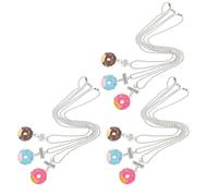 Abaodam Collares Colgantes de Amistad 9 Piezas Colgantes en Forma de Donut Multicolor Collar Decorativo Portátil para Mejores Amigas Accesorios Ligeros y Compactos para Obsequio