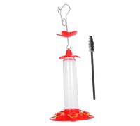 Abaodam Comedero Colgante para Colibríes De Recipiente De Agua para Colibríes Al Aire Comedero con Gancho Adecuado para Jardín y Patio