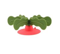 Abaodam Comedero Lento para Perros Grande Diseño de Rompecabezas de Silicona, Base Antideslizante, Color Verde Hoja y Rosa, Cuenco Interactivo para Alimentación Saludable de Mascotas