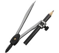 Abaodam Compás Materiales Metálicos y Plástico con Diseño de Tornillo Incluye Lápiz y Estuche Color Aleatorio para Dibujo Técnico Profesional de Carpintería para Oficina y Estudiantes