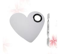 Abaodam con Espátula para Mezclar Colores y Pigmentos de Acero Inoxidable Cosmética en Forma de Herramienta de Maquillaje para Uso Profesional y Doméstico