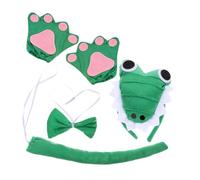 Abaodam Conjunto de Disfraz de Cocodrilo para Diadema Pajarita y para Cosplay y Fiestas Temáticas
