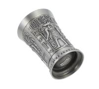 Abaodam Copa de Metal Plata Resistente al Desgaste Estilo Egipcio Antiguo Aleación de Zinc y Complemento Vintage para Decoración del Hogar para Vino