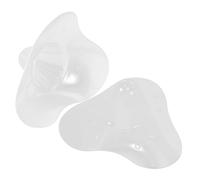 Abaodam Copas De Lactancia De Silicona Transparentes Para Nuevas Mamás, Protector De Pecho Reusable, Tamaño Ajustable, Orificios Transpirables Para Uso Diario y Protección Materna, Set De 2 Piezas