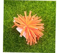Abaodam corales Artificiales Coral Artificial Falso pilluelo Artesanía decoración Coral simulado Suministros para peceras Ornamento del Acuario Decorar pecera Orange
