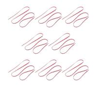 Abaodam Cordones de Poliéster Planos Color Rojo Estampado de Corazones Blancos 4 Pares Lavables y Reemplazables para Botas y Zapatillas para Uso Diario y Fiestas